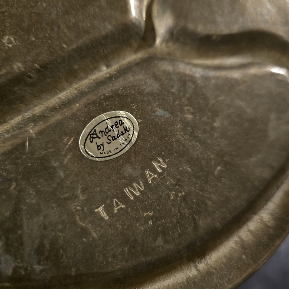 Vintage brass duck head valet tray, also known as a vide poche or trinket tray - Picture 6 of 7